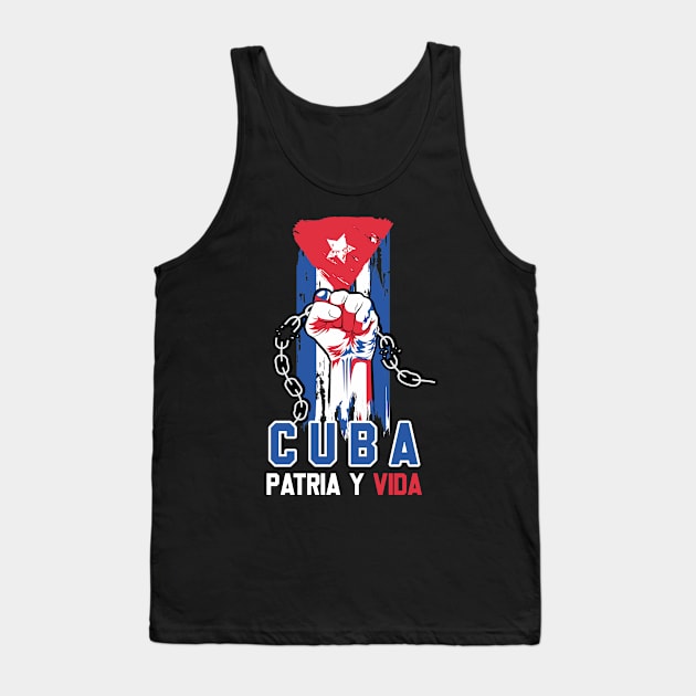 Patria y Vida Tank Top by iKaseindustry